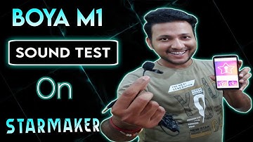 Boya M1 Mic Sound Test On Starmaker | Starmaker Setting For Good Voice | Starmaker Mic | Starmaker