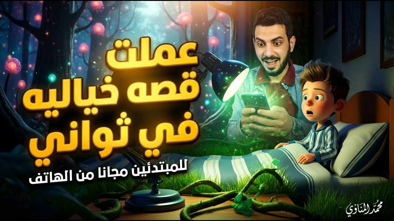 كيفية عمل قصص أطفال بالذكاء الاصطناعي مجاناً من الهاتف للمبتدئين 2026