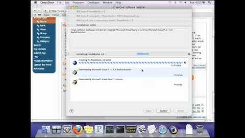 Installing FoodWorks 12 on CrossOver Mac
