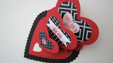 Triple Heart Easel Card Tutorial