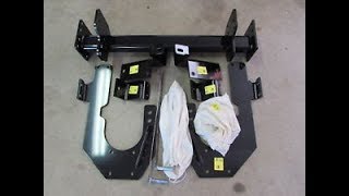 Installing Meyer 17162 mounting carton on a 2000 F350.