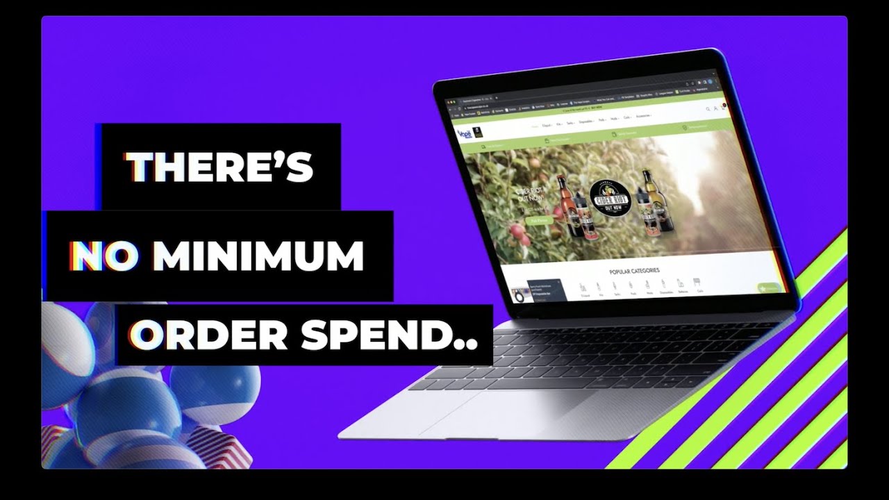 The Vape Escape Website Promo