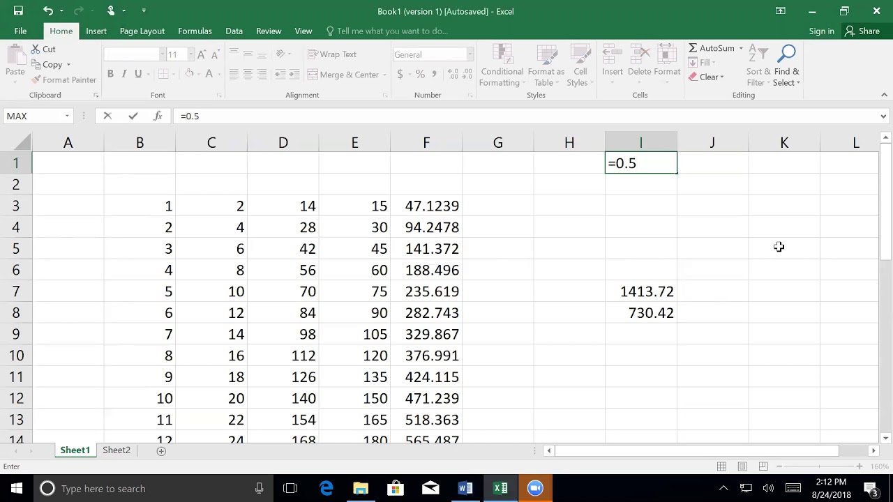 Excel Crash Course Part 4 of 4 Functions Intro to Engineering - YouTube