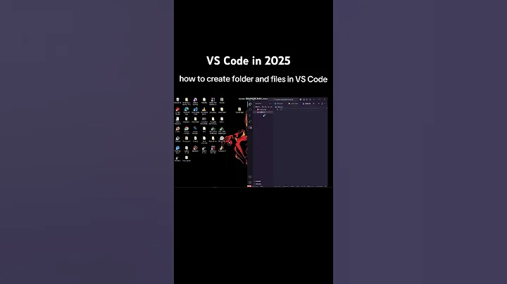 How to create a folder and files with VSCode in 2025 #tech #htmlcss #coding #web #code #tutorials