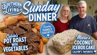 Chuck Roast with Vegetables in CrockPot and Coconut Cake