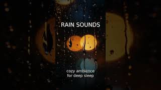 Rain on Window for Deep Sleep 🌧 Fall Asleep Fast | Rain Sounds #shorts