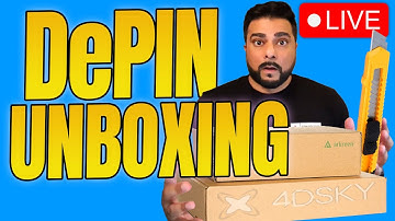 LIVE: Opening 2 New DePIN Miners (4DSKY + Arkeen)