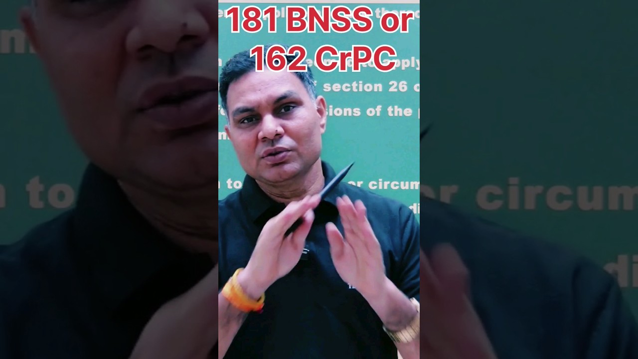 Use of Statement to Police in #BNSS or #CrPC #newlaw #law #legal #lawyer #shorts #short #shortvideo