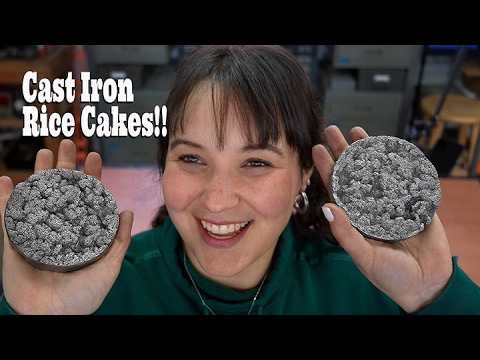 Casting Rice Cakes in Iron?! | Casting Food in Iron