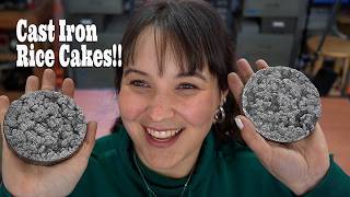Casting Rice Cakes in Iron?!  | Casting Food in Iron