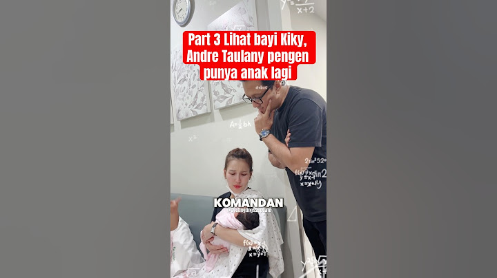 Part 3 Lihat bayi Kiky Saputri, Andre Taulany pengen punya anak lagi🤣 #ayutingting #andretaulany