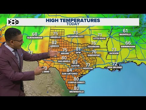 DFW Weather: Full forecast for North Texas on Thursday - YouTube