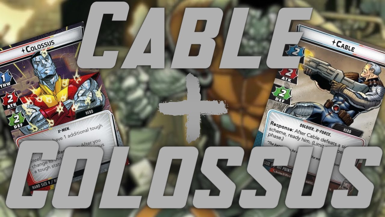 Marvel Champions 2 Handed Play: Cable + Colossus vs. Expert Juggernaut