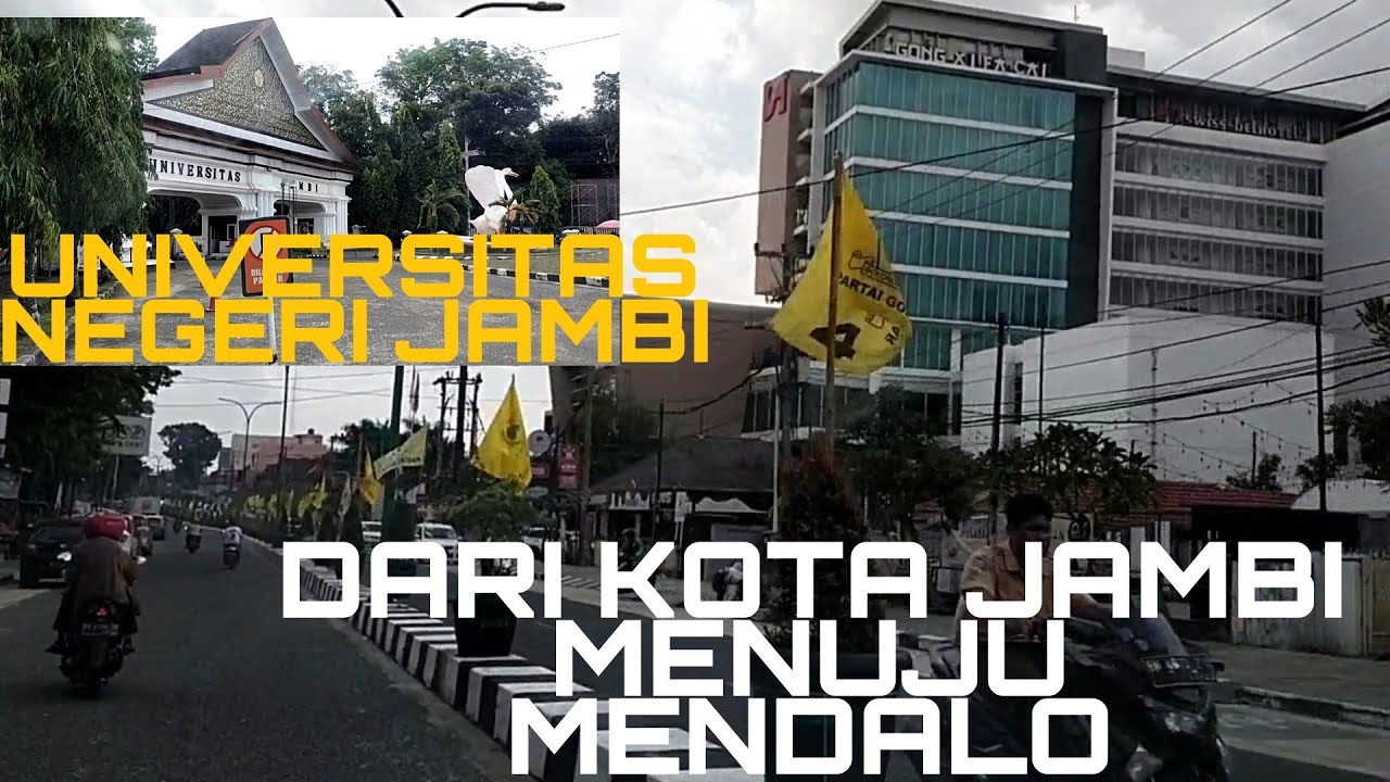 DARI KOTA JAMBI MENUJU UNIVERSITAS NEGERI JAMBI DI KAWASAN MENDALO (@tarwononanochannel1374 ).
