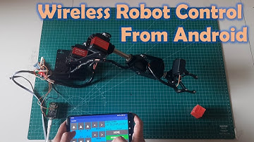 Wireless Robot Control from Android Smartphone | MQTT Communication Demo