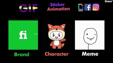 Make an animated gif from your brand logo, character, or meme - Best Animated GIFs service