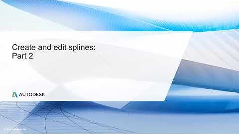 Professional AutoCAD for Design and Drafting Lesson 1.6:  Work with splines Part: 2