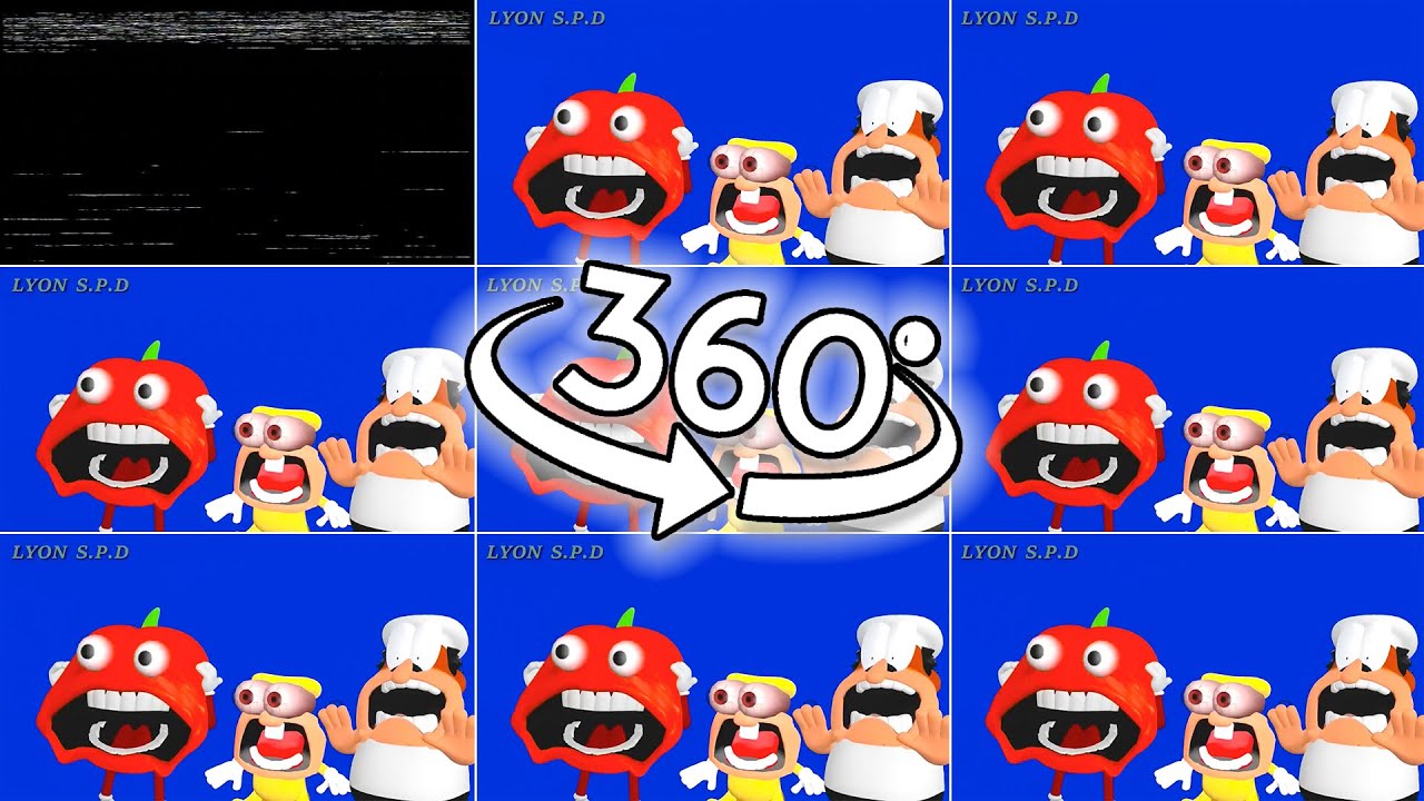 Pizza Tower Screaming Meme Over ONE MILLION Times VR 360° - YouTube
