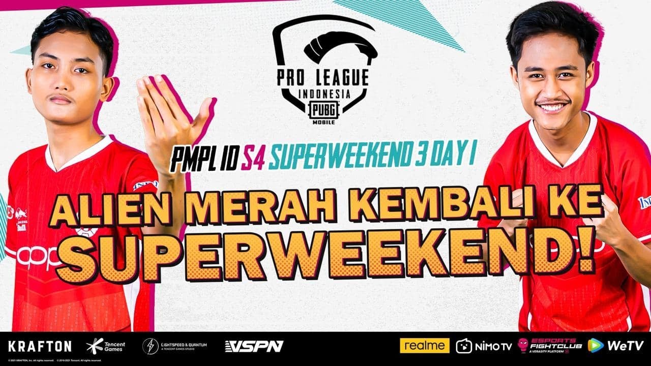 PMPL INDONESIA S4 | SW3 D1 | ALIEN MERAH KEMBALI KE SUPERWEEKEND!