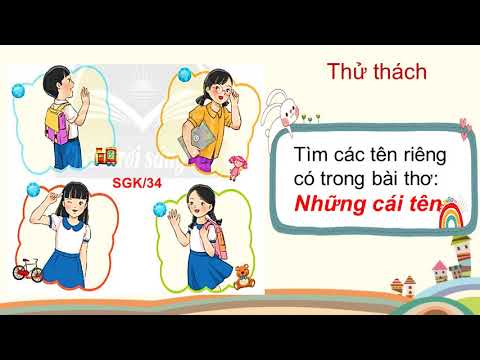 Tuần 4- K1- Tiếng Việt Bài 3: Viết hoa tên người (tiết 4)
