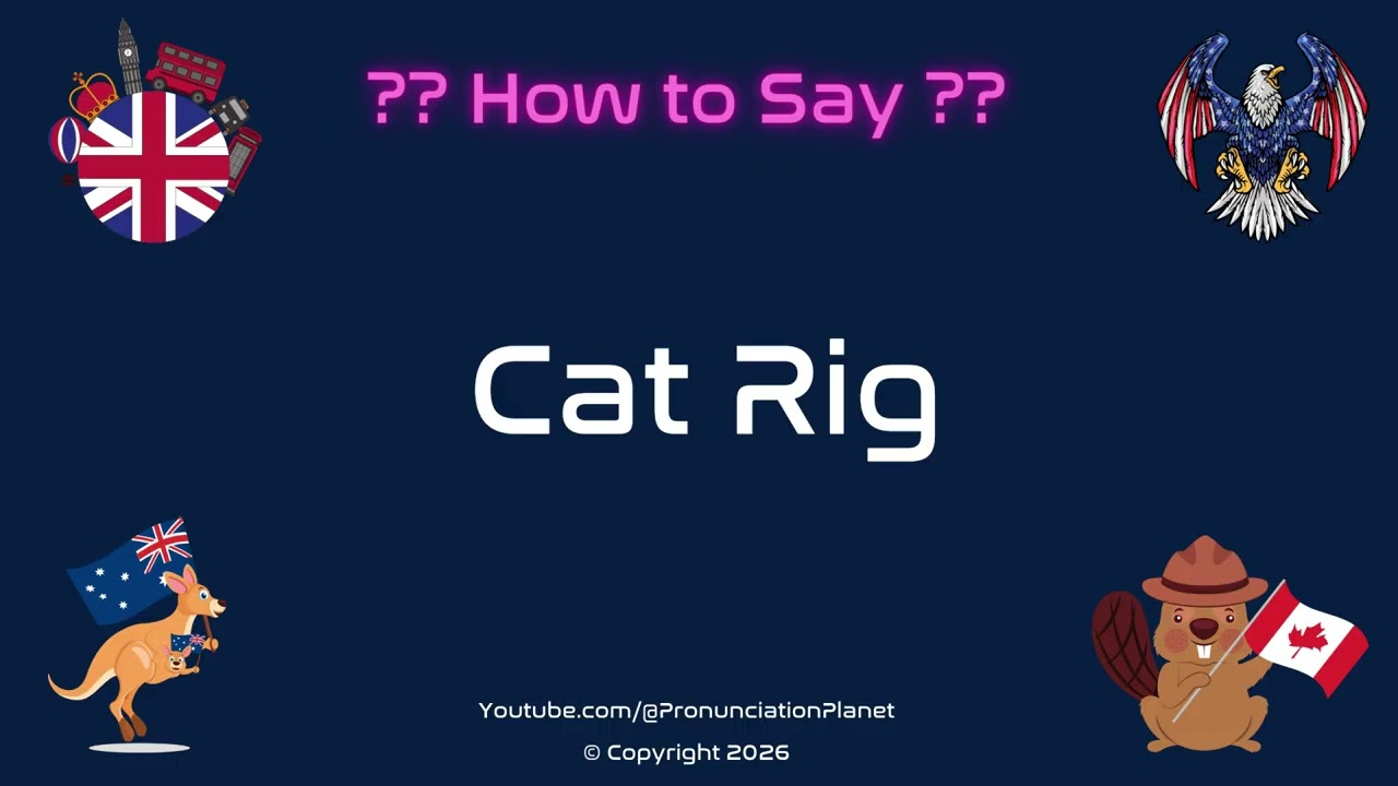 🐈‍⬛🎣 How to Pronounce Cat Rig? (CORRECTLY) | Pronunciation Planet
