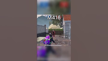 Scar-L vs M416 (PUBG MOBILE)/BGMIWhich one is better? WeaponComparison/Tutorial#pubgmobile#bgmi