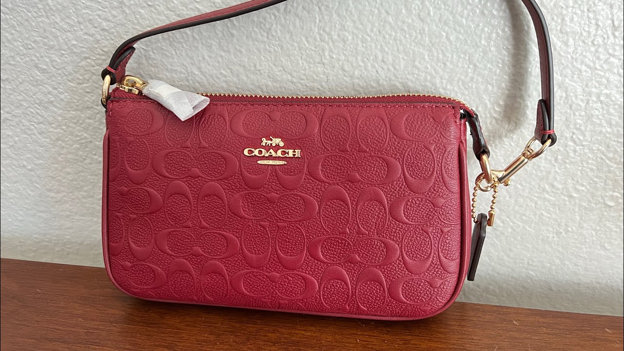 Wristlet nolita 19 leather mini bag Coach Pink in Leather - 33119024