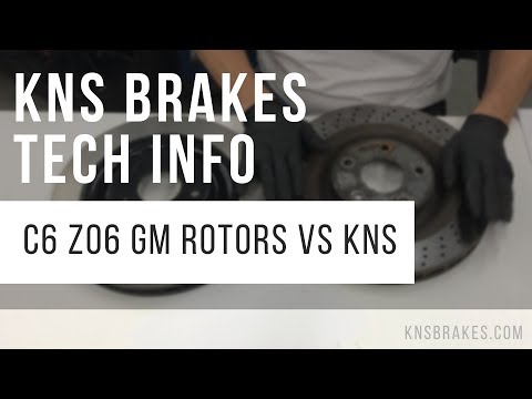 C6 Z06 GM vs KNS Brake Rotors