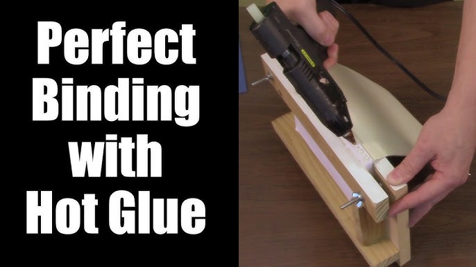 How to Glue Bind a Book Or Sefer - restore - repair - Tape!! 