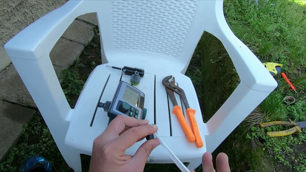 Kапково напояване, монтаж на компютър + програмиране за автоматично поливане