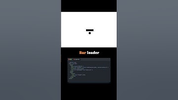 Bar loader using HTML CSS ..#webdevelopment #coding #frontend #coder #shorts #frontenddev #html