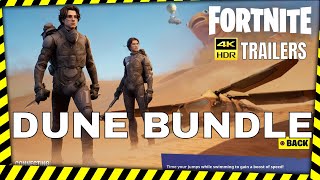 Fortnite Trailers - Dune Bundle Cinematic Trailer - 4K HDR