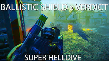 Helldivers 2 - BALLISTIC SHIELD x VERDICT - Ballistic Shield Build - Super Helldive - Automatons