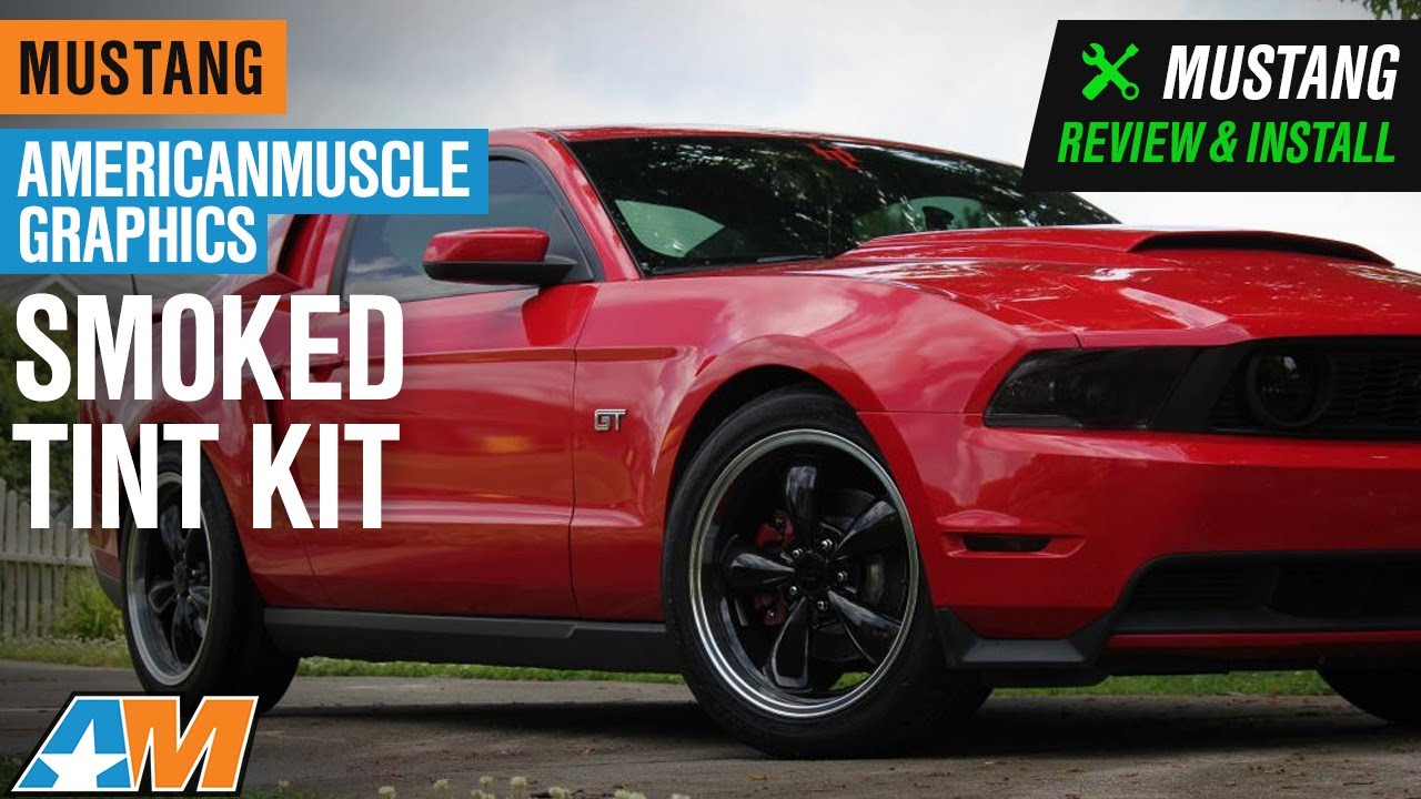 2010-2012 Mustang American Muscle Graphics Smoked Tint Kit Review & Install