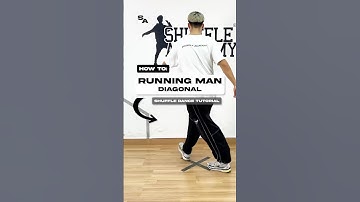 📚How to Running Man Diagonal #shuffledance #cuttingshapes