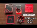 how to make scrapbook pages | how to make different cards for scrapbook | scrapbook tutorial |
