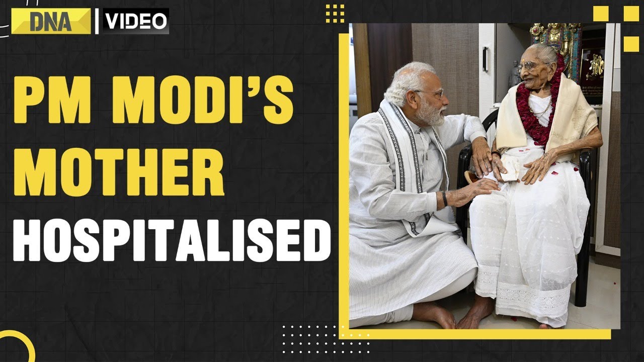 PM Modi's mother hospitalised in Ahmedabad after health deteriorates | PM Narendra Modi | Heeraben