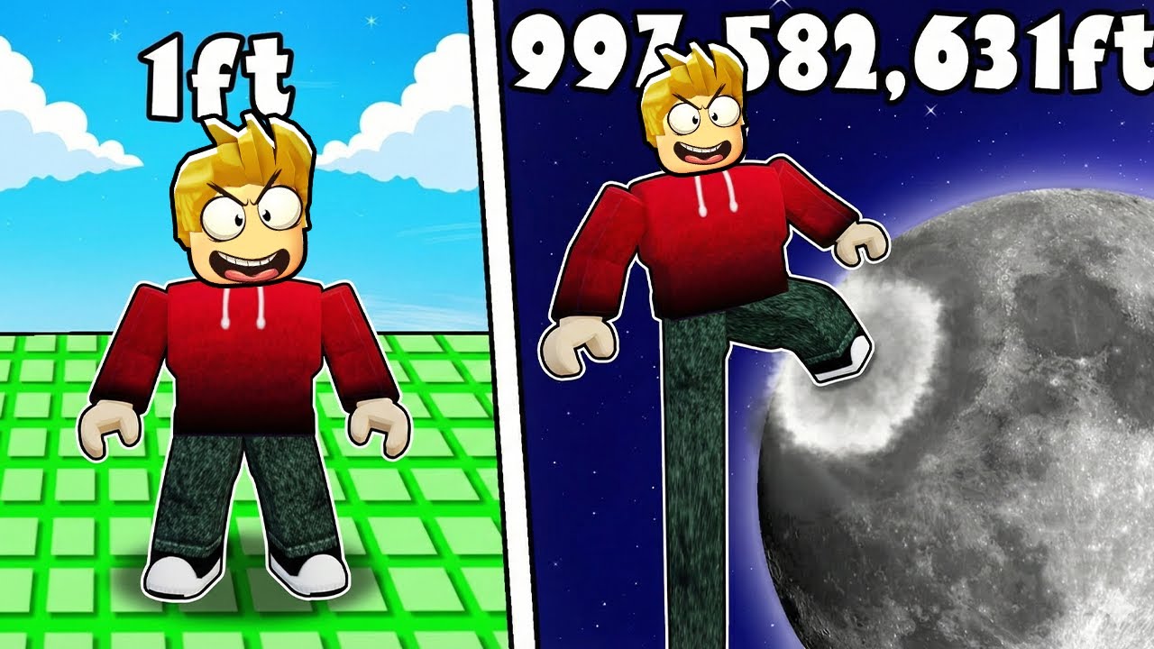 ROBLOX CHOP AND FROSTY GROW TALL EVERY SECOND TO REACH MOON