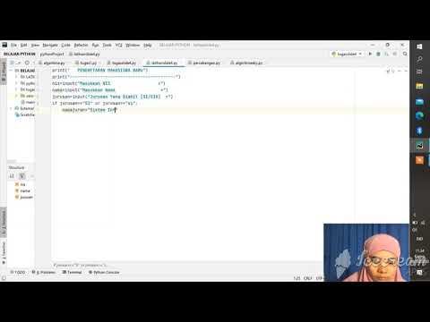 PYTHON kodingan mahasiswa baru - YouTube