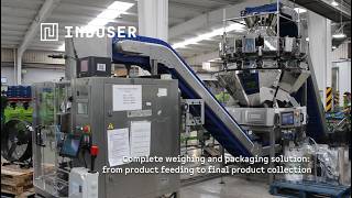 Complete Weighing and Packaging Line for Padrón Peppers | PC1450 Multihead Weigher+Vertical FlowPack