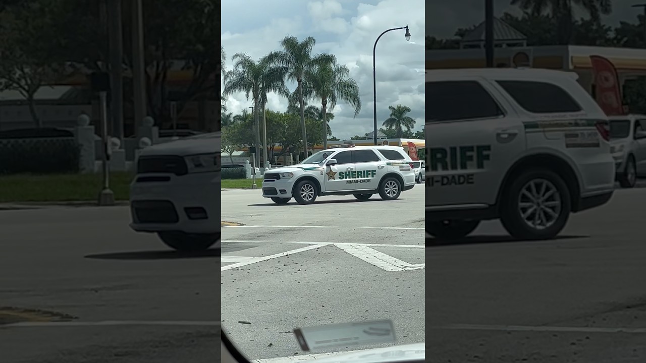 Miami Dade Sheriff Durango #miami #police #cops #florida #cars #emergency #cars #car #sheriff #reels