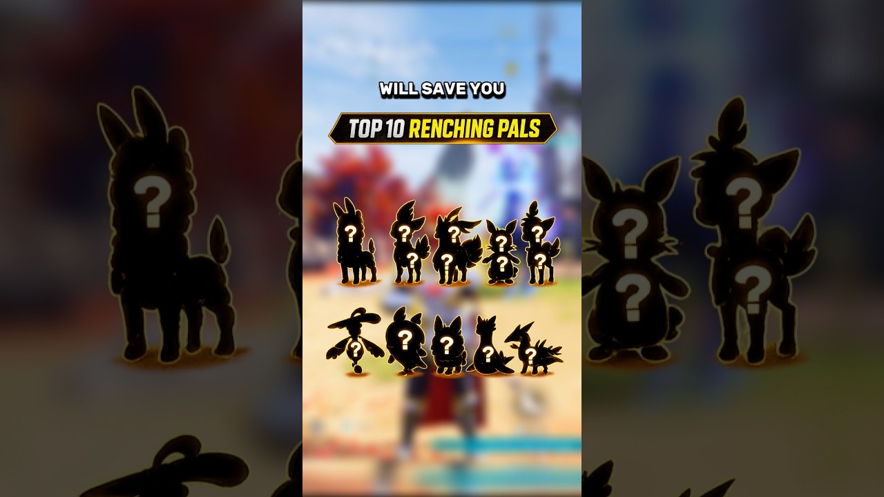 Top 10 Renching Pals u Need right now #palworld #gaming #shorts