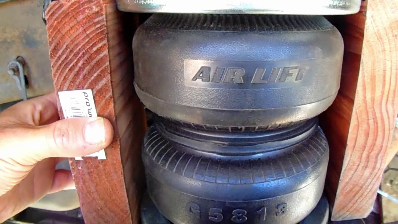 Truck Camper F250 7.3 Ford Diesel Airbags and Sway Bar Installation