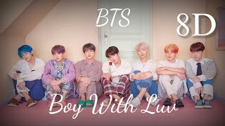 BTS - Boy With Luv (feat.Halsey) 8D | [USE HEADPHONES] | K-pop 8D World