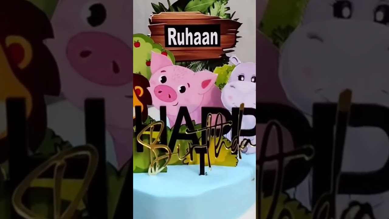 Train Running Theme Cake 