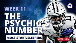 Fantasy Football Goat | Week 11 Must Start Sleepers