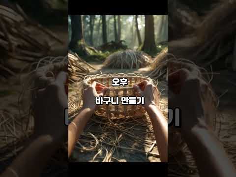 원시시대 하루 살아보기 || Experience a day in the prehistoric era