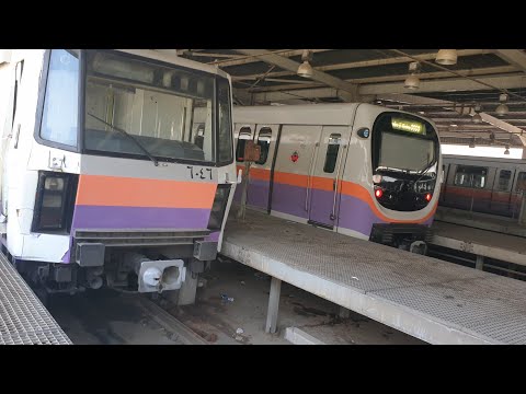 من داخل كابينة السواق مترو الانفاق الخط التاني مترو القاهرة الكبري Cairo Metro 