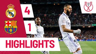 Real Madrid vs Barcelona 4-1 Copa Del Rey 2023 Extended Highlights