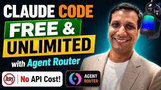 Claude Code FREE & UNLIMITED with Agent Router | No API Cost!